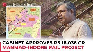 Manmad-Indore railway line Cabinet approves Rs 18K cr project boosting Pithampura Industrial area