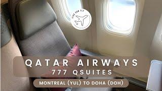 12 hours in Qatar QSuites Montreal to Doha