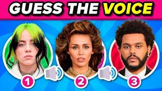 Guess the Singer by Their Voice ️ Celebrity Voice Quiz  MUSIC QUIZ