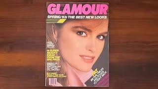 1983 March ASMR Magazine Flip Through Glamour w Jacki Adams