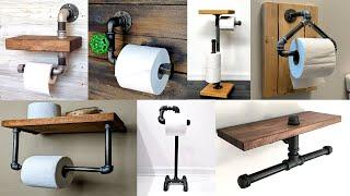 Top 80 Metal Pipe Toilet Paper Holder Ideas Stylish and Functional Designs
