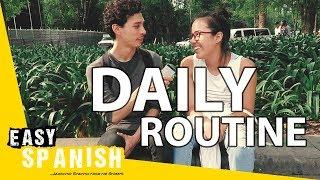 Daily routine  Easy Spanish 60