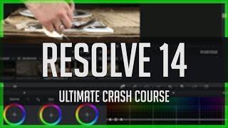 Resolve 14 Crash Course  - DaVinci Resolve Basics Tutorial 2017