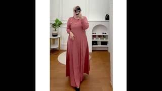 GAMIS TREND TERBARU 2023 #fashion #style #shortvideo #lebaran #wedding #modeldress #ustadzahhalimah