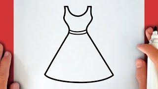 HOW TO DRAW A DRESS