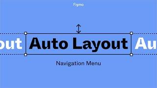 Figma tutorial Auto layout navigation menu