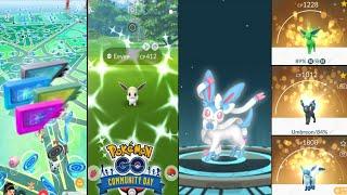 Top Tips for Shiny Eevee Community Day14 Egg Hatch distanceall Eevee evolutions&more Pokemon Go