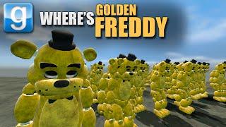 Gmod WHERES GOLDEN FREDDY? Garrys Mod FNAF Mini-Game