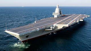 Chinas Fujian Aircraft Carrier Returns to Base in AMAZING Video