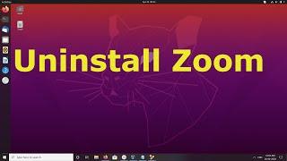 How to Uninstall Zoom on Ubuntu 20.04 19.04 19.04
