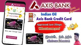 Axis Bank Indian Oil Credit Card Apply Live process details 2024@ Tech and Technics
