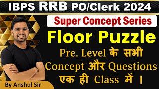 Floor Based Puzzles Reasoning Tricks For Bank Exams  Super Concept Series By Anshul Saini IBPS RRB