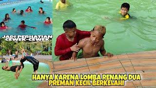 Preman kecil ribut di kolam renang  semua orang heboh dibuatnya