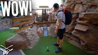 AWESOME MINI GOLF COURSE INSIDE ONE OF THE BIGGEST MALLS IN AMERICA