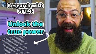 ChatGPT-4 Unlocks Research Genius The Tricks You Need to See