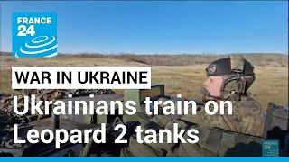 Like at school Ukrainian troops train to use Leopard 2 tanks • FRANCE 24 English