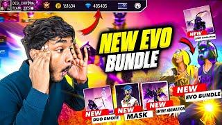 NEW EVO BUNDLE IN FREE FIRE  FIRST GAMEPLAY WITH PARADOX BUNDLE  - Free Fire Max
