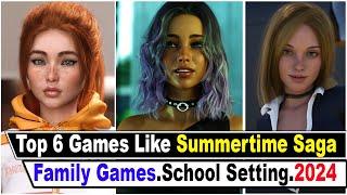 Top 6 Realistic Games Like Summertime Saga Family Games School Setting Part 9
