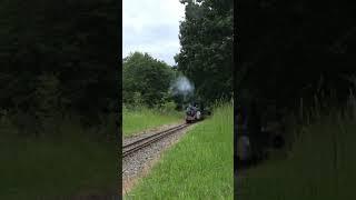 181 on the Eastleigh Lakeside Railway #short #steamtrain #steam #train #miniaturerailway #railway