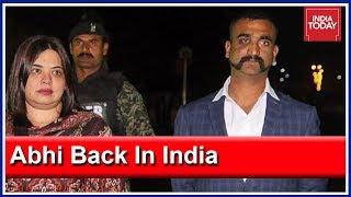 IAF Pilot Abhinandan Varthaman Back In India  Live From Attari Border