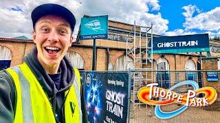 THORPE PARK Latest GHOST TRAIN Updates