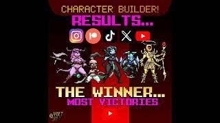 Character Builder MATCHUP RESULTS - Youtube Version #animation #aseprite #oc