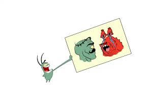 Plankton Too Late Krabs The Chad and The Soyjack Animation