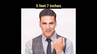 Top 5 Bollywood actors Height #shorts