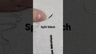 Beginners Embroidery Outlining in Split Stitch