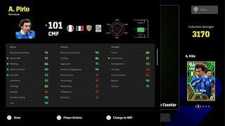 Andrea Pirlo Training Guide   Absolute Monster Stats   eFootball 2024 Season 7
