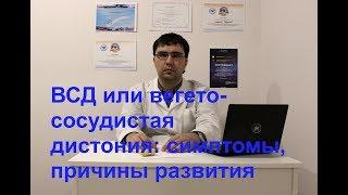 ВСД вегето-сосудистая дистония или синдром вегетативной дистонии симптомы причины мнение врача