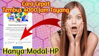 TERBONGKAR ⁉️ Cara Cepat Dapat 4000 Jam Tayang Melalui Playlist Video