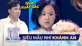 Siêu mẫu nhí Khánh An vượt qua nỗi sợ vẫn giữ thần thái đỉnh khi catwalk khiến Trấn Thành thích mê