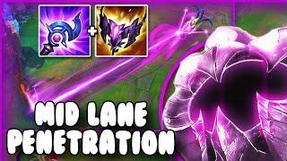  100% TRUE DAMAGE TO ENEMIES MID LANE VELKOZ ONE SHOTS  Azzapp VelKoz