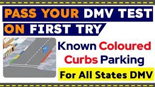 DMV Written Test 2024  DMV Drivers Handbook   Curbs Parking  #dmvtest