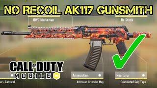 Best No Recoil AK117 Gunsmith & Gameplay in COD Mobile  Call of Duty Mobile