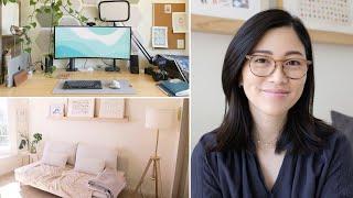 Office Tour 2022  Working from home in a well-designed adaptable and creative space