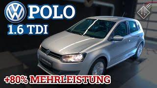 +80% Mehrleistung beim VW Polo 1.6 TDI   Chiptuning  + Dyno + 100-200  mcchip-dkr