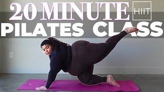 20 MIN FULL BODY PILATES HIIT WORKOUT  Plus Size & Beginner Friendly Workout  No Repeat