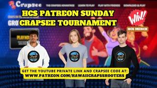 Play Live Craps against other Patreon Craps Players with your own $3000 Bankroll.
