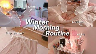 Chill morning routine️ 630am cozy aesthetic