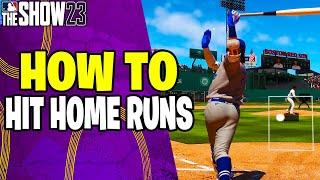 MLB THE SHOW 23 HOW TO HIT A HOMERUN