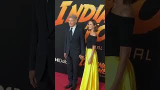 Harrison Ford and Calista Flockhart Step Out for Indiana Jones Premiere  #shorts
