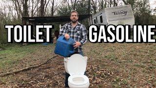 I Filled a Toilet with Gasoline