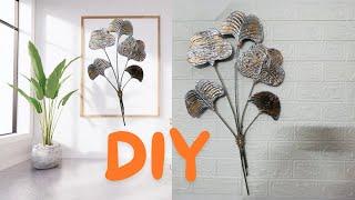 Unique  feather craft ideas Wall hanging craft ideas for living roomGulGArtandcraft