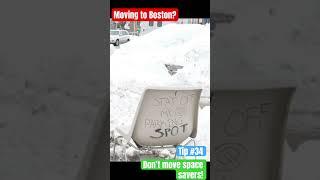 Moving to Boston Tip #34 Don’t move space savers