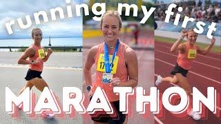 my running journey & a full marathon recap