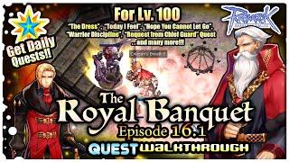 iRO - The Royal Banquet Quest - Episode 16.1 - Main Story Arc Walkthrough  LUCKY STAR