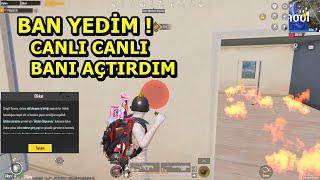 BAN YEDİM  CANLI CANLI BANI AÇTIRDIM  LİVİK & ERANGEL SOLO SQUAD PUBG MOBİLE