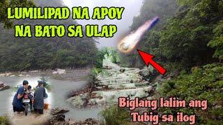 BIGLANG LALIM ANG TUBIG SA ILOG UMAAPOY NA BATO GALING SA LANGIT